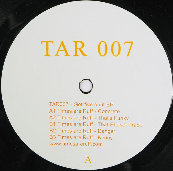 (Usado vg+) Times Are Ruff – Got Five On It EP