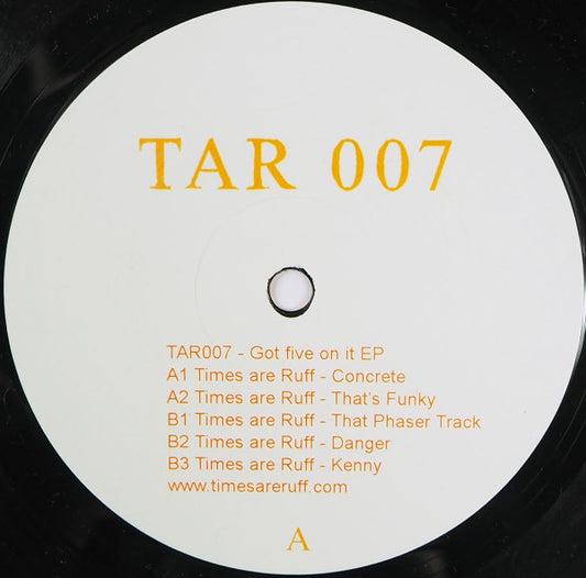 (Usado vg+) Times Are Ruff – Got Five On It EP