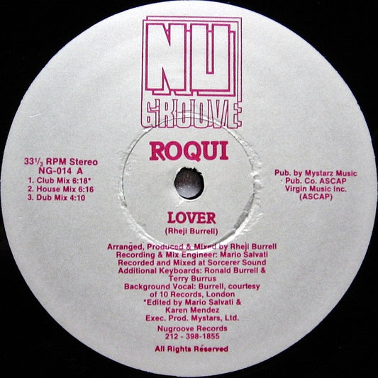 Roqui – Lover (Usado vg+)