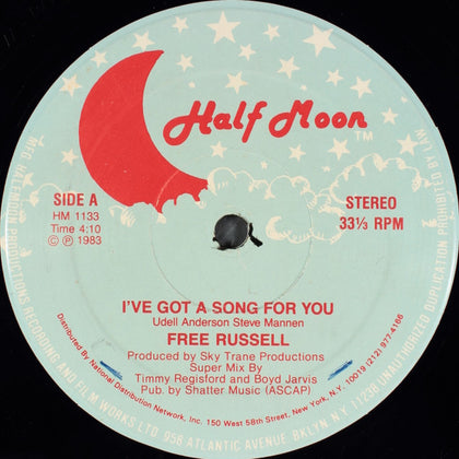 (Usado vg) Free Russell – I've Got A Song For You
