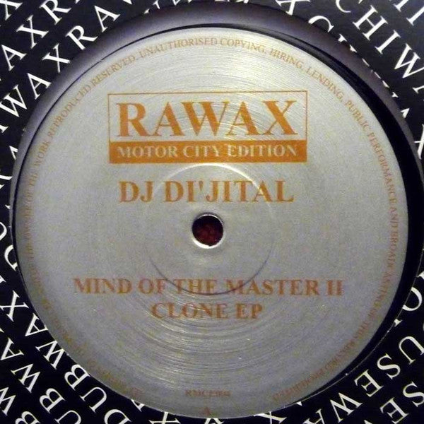 (Usado vg+) DJ Di'jital – Mind Of The Master II - Clone EP