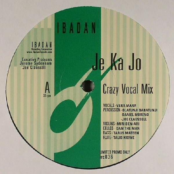 (Usado vg+) Joe Claussell – Je Ka Jo (Crazy Vocal)