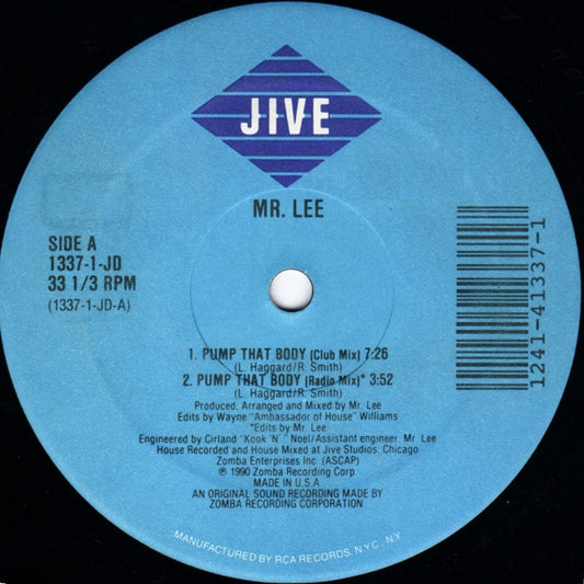 (Usado vg+) Mr. Lee – Pump That Body