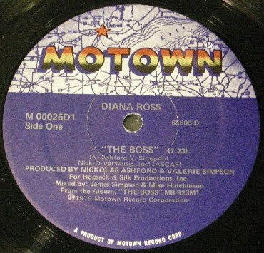 (Usado vg+) Diana Ross – The Boss