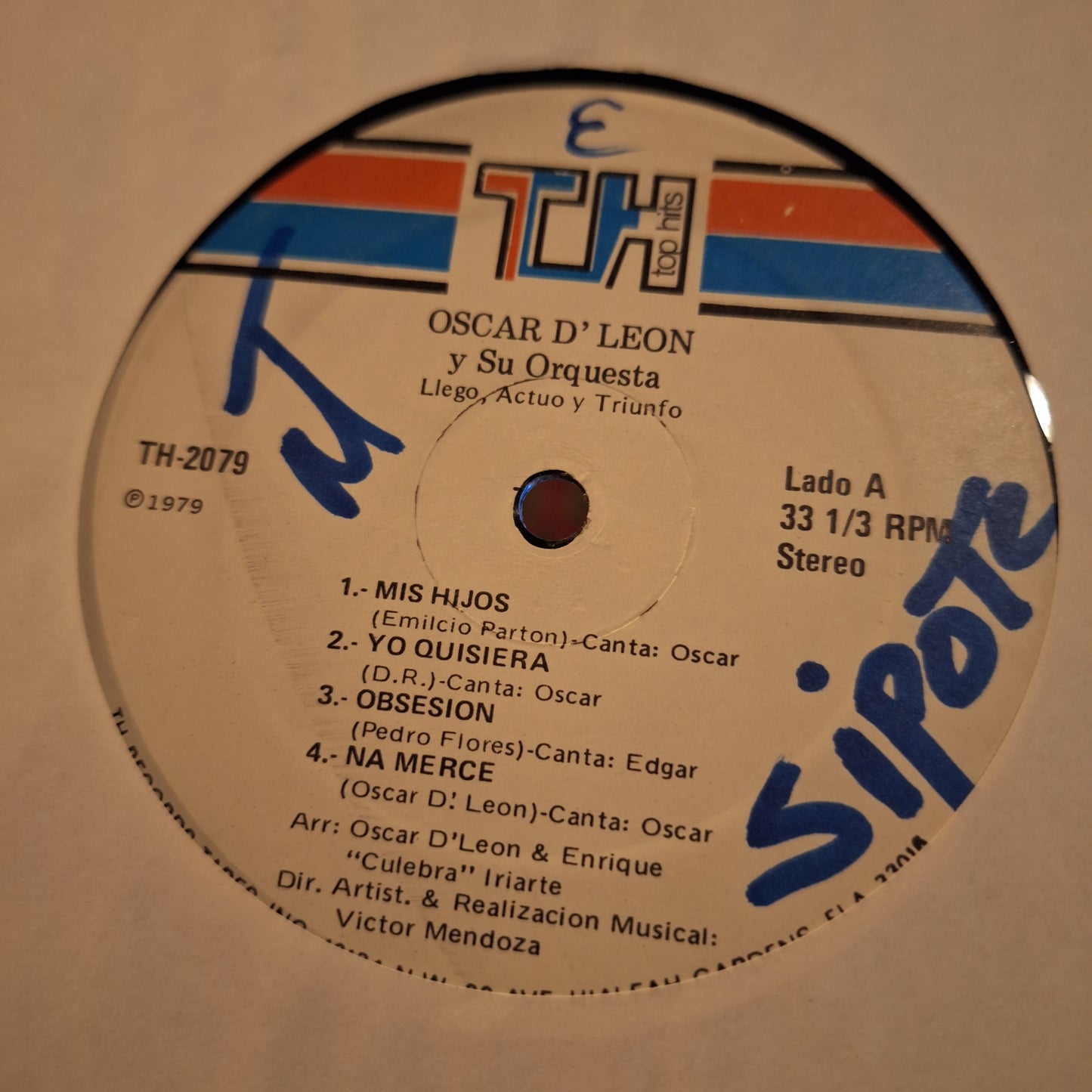 (Usado vg) Oscar D'León Y Su Orquesta* – ...Llegó...Actuó...Y...Triunfó..!