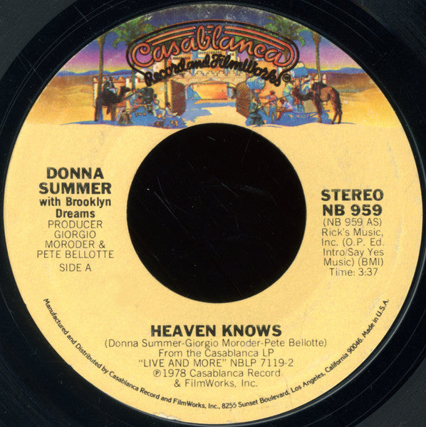 Donna Summer – Heaven Knows (Usado)