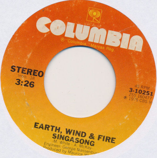 Earth, Wind & Fire – Singasong *USADO*